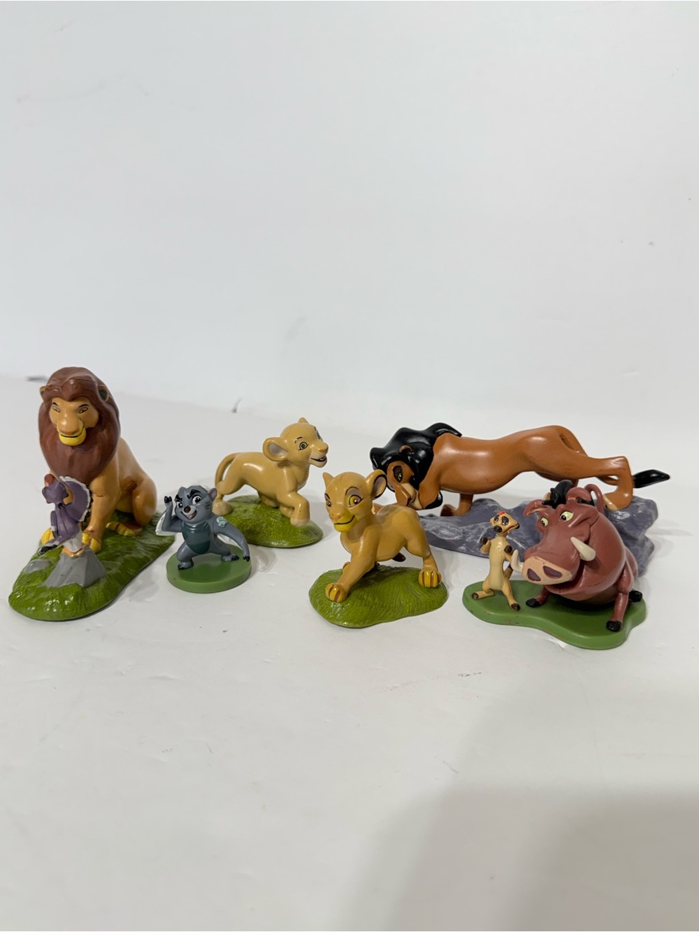 Disney Lot of 6 The Lion King 2-3" PVC Figures Cake Toppers Toys Lot